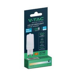 Λάμπα LED G9 Samsung chip 2.2W 200lm Ψυχρό 6500K V-TAC – 20487