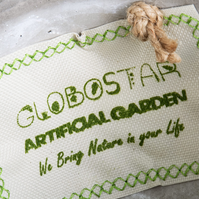 GloboStar® Artificial Garden SARAKINIKO 20490 Κρεμαστό Πήλινο Κεραμικό Κασπώ Γλάστρα – Flower Pot Γκρι Φ10cm x Υ36cm