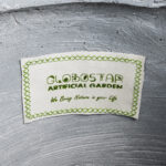 GloboStar® Artificial Garden LOUISIANA 20567 ΣΕΤ 2 Διακοσμητικά Πολυεστερικά Τσιμεντένιά Κασπώ Γλάστρες – Flower Pots Γκρι A:Φ36 x Υ54cm B:Φ32 x Υ49cm