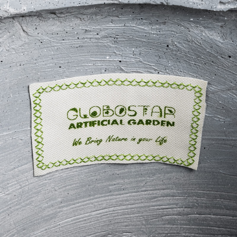 GloboStar® Artificial Garden LOUISIANA 20567 ΣΕΤ 2 Διακοσμητικά Πολυεστερικά Τσιμεντένιά Κασπώ Γλάστρες – Flower Pots Γκρι A:Φ36 x Υ54cm B:Φ32 x Υ49cm