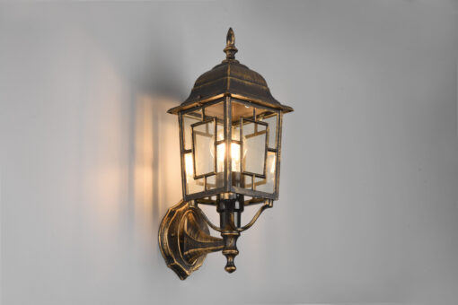 Φαναράκι Τοίχου σε Απόχρωση Αντικέ Σκουριά VOLTURNO 1 x E27 IP44 Trio Lighting – 205960128