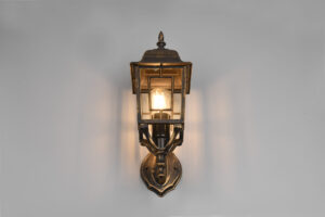 Φαναράκι Τοίχου σε Απόχρωση Αντικέ Σκουριά VOLTURNO 1 x E27 IP44 Trio Lighting – 205960128