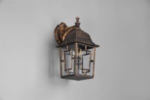 Φαναράκι Τοίχου σε Απόχρωση Αντικέ Σκουριά VOLTURNO 1 x E27 IP44 Trio Lighting – 205967128
