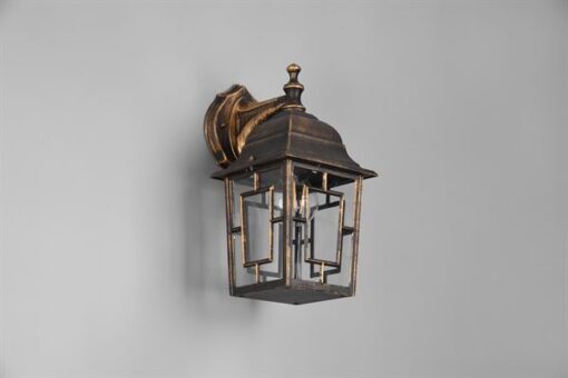 Φαναράκι Τοίχου σε Απόχρωση Αντικέ Σκουριά VOLTURNO 1 x E27 IP44 Trio Lighting – 205967128