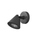 Φωτιστικό Τοίχου Trio Lighting GU10 Ανθρακί Αλουμίνιο IP44 206060142