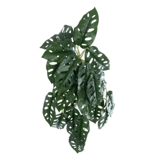 GloboStar® Artificial Garden MONSTERA HANGING PLANT 20608 – Τεχνητό Διακοσμητικό Κρεμαστό Φυτό Μονστέρα Υ45cm