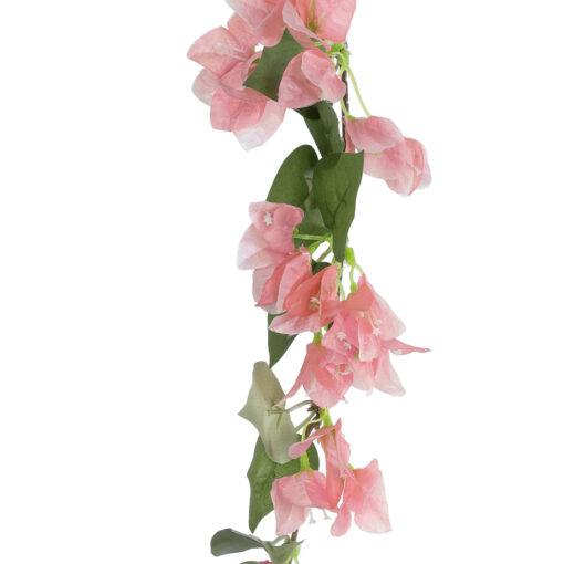 GloboStar® Artificial Garden BOUGAUVILLEA BRANCH 20655 Τεχνητό Διακοσμητικό Κλαδί Μπουκανβίλιας Ροζ – Πορτοκαλί Y80cm