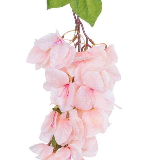 GloboStar® Artificial Garden BOUGAUVILLEA BRANCH 20660 Τεχνητό Διακοσμητικό Κλαδί Μπουκανβίλιας Ροζ – Πορτοκαλί Y80cm