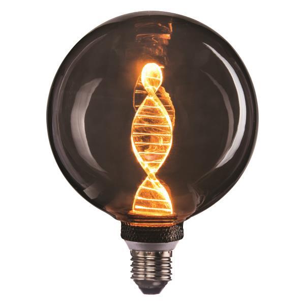 ΛΑΜΠΑ LED ΓΛΟΜΠΟΣ G125 4W E27 1800K 220-240V DNA SMOKY DIMMABLE EUROLAMP – 147-78731