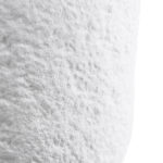 GloboStar® Artificial Garden MALVEN 20710 Επιδαπέδιο Πολυεστερικό Τσιμεντένιο Κασπώ Γλάστρα – Flower Pot Λευκό Φ31 x Υ28cm