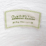 GloboStar® Artificial Garden MALVEN 20710 Επιδαπέδιο Πολυεστερικό Τσιμεντένιο Κασπώ Γλάστρα – Flower Pot Λευκό Φ31 x Υ28cm