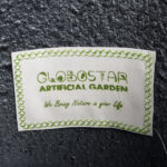 GloboStar® Artificial Garden NASHVILLE 20715 Επιδαπέδιο Πολυεστερικό Τσιμεντένιο Κασπώ Γλάστρα – Flower Pot Μαύρο Φ35 x Υ85cm