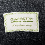 GloboStar® Artificial Garden OLYMPIA 20717 Επιδαπέδιο Πολυεστερικό Τσιμεντένιο Κασπώ Γλάστρα – Flower Pot Μαύρο Φ55 x Υ120cm