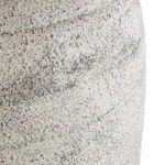 GloboStar® Artificial Garden IRISH 20720 Επιδαπέδιο Πολυεστερικό Τσιμεντένιο Κασπώ Γλάστρα – Flower Pot Μπεζ με Γκρι Φ55 x Υ120cm