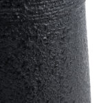 GloboStar® Artificial Garden JAKLIN 20723 Επιδαπέδιο Πολυεστερικό Τσιμεντένιο Κασπώ Γλάστρα – Flower Pot Μαύρο Φ34 x Υ62cm