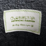 GloboStar® Artificial Garden JAKLIN 20723 Επιδαπέδιο Πολυεστερικό Τσιμεντένιο Κασπώ Γλάστρα – Flower Pot Μαύρο Φ34 x Υ62cm