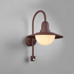 Φωτιστικό Τοίχου Trio Lighting   E27 Σκουριά Αλουμίνιο   IP44 207269124