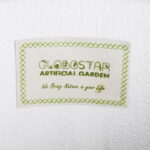 GloboStar® Artificial Garden MARSALA 20735 Επιδαπέδιο Πολυεστερικό Τσιμεντένιο Κασπώ Γλάστρα – Flower Pot Λευκό Φ41 x Υ120cm