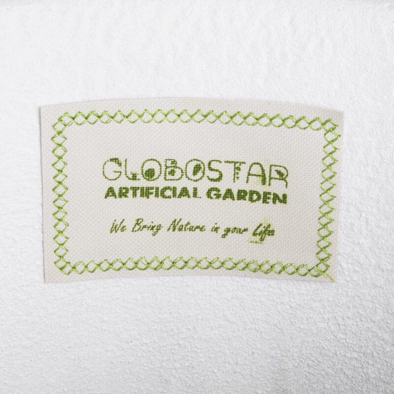 GloboStar® Artificial Garden MARSALA 20735 Επιδαπέδιο Πολυεστερικό Τσιμεντένιο Κασπώ Γλάστρα – Flower Pot Λευκό Φ41 x Υ120cm
