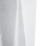 GloboStar® Artificial Garden PADOVA 20739 Επιδαπέδιο Πολυεστερικό Τσιμεντένιο Κασπώ Γλάστρα – Flower Pot Λευκό Φ48 x Υ100cm