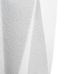 GloboStar® Artificial Garden PADOVA 20741 Επιδαπέδιο Πολυεστερικό Τσιμεντένιο Κασπώ Γλάστρα – Flower Pot Λευκό Φ51 x Υ46cm