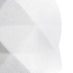 GloboStar® Artificial Garden VARENNA 20742 Επιδαπέδιο Πολυεστερικό Τσιμεντένιο Κασπώ Γλάστρα – Flower Pot Λευκό Φ40 x Υ30cm