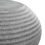 GloboStar® Artificial Garden FLORENCE 20751 Επιδαπέδιο Πολυεστερικό Τσιμεντένιο Κασπώ Γλάστρα – Flower Pot Γκρι Μ130 x Π90 x Υ48cm