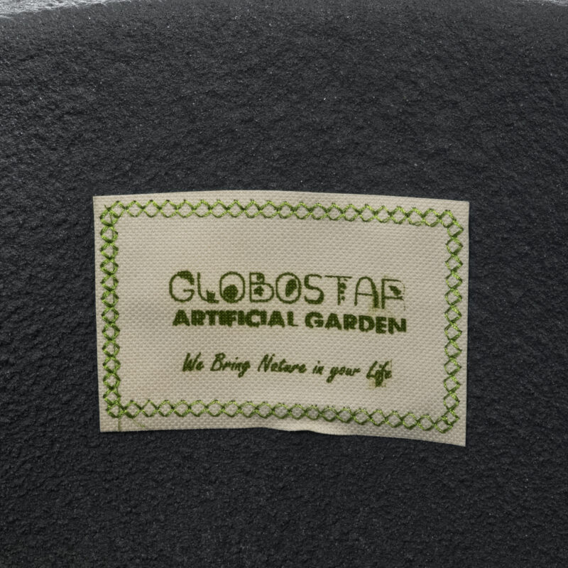GloboStar® Artificial Garden FLORENCE 20751 Επιδαπέδιο Πολυεστερικό Τσιμεντένιο Κασπώ Γλάστρα – Flower Pot Γκρι Μ130 x Π90 x Υ48cm