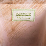 GloboStar® Artificial Garden CASSIANO 20752 Επιδαπέδιο Μεταλλικό Τσιμεντένιο Κασπώ Γλάστρα – Flower Pot Καφέ με Μαύρο Μ36 x Π36 x Υ120cm