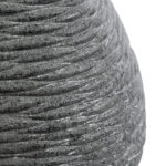 GloboStar® Artificial Garden RONDA 20759 Επιδαπέδιο Πολυεστερικό Τσιμεντένιο Κασπώ Γλάστρα – Flower Pot Γκρι Μ63 x Π41 x Υ47cm