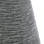 GloboStar® Artificial Garden RONDA 20760 Επιδαπέδιο Πολυεστερικό Τσιμεντένιο Κασπώ Γλάστρα – Flower Pot Γκρι Μ54 x Π48 x Υ104cm