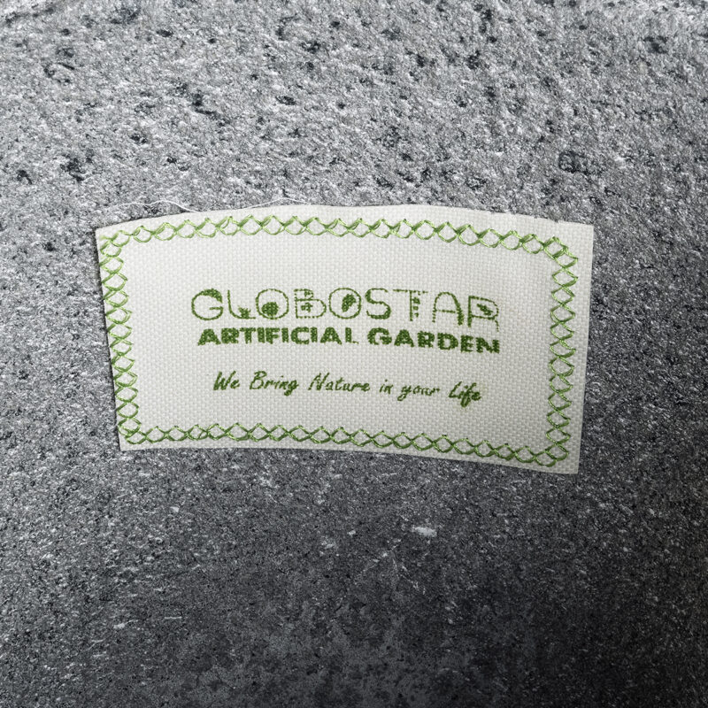 GloboStar® Artificial Garden RONDA 20760 Επιδαπέδιο Πολυεστερικό Τσιμεντένιο Κασπώ Γλάστρα – Flower Pot Γκρι Μ54 x Π48 x Υ104cm