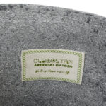 GloboStar® Artificial Garden GALICIA 20763 Επιδαπέδιο Πολυεστερικό Τσιμεντένιο Κασπώ Γλάστρα – Flower Pot Γκρι Φ52 x Υ80cm