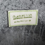 GloboStar® Artificial Garden GALICIA 20764 Επιδαπέδιο Πολυεστερικό Τσιμεντένιο Κασπώ Γλάστρα – Flower Pot Γκρι Φ50 x Υ110cm