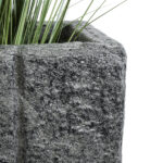 GloboStar® Artificial Garden PELLEGRINO 20765 Επιδαπέδιο Πολυεστερικό Τσιμεντένιο Κασπώ Γλάστρα – Flower Pot Γκρι Μ100 x Π31 x Υ60cm