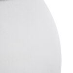 GloboStar® Artificial Garden MURANO 20766 Επιδαπέδιο Πολυεστερικό Τσιμεντένιο Κασπώ Γλάστρα – Flower Pot Λευκό Φ90 x Υ70cm