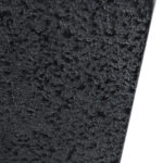 GloboStar® Artificial Garden KARRASPIO 20770 Επιδαπέδιο Πολυεστερικό Τσιμεντένιο Κασπώ Γλάστρα – Flower Pot Μαύρο Μ34 x Π34 x Υ30cm