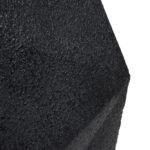 GloboStar® Artificial Garden CAMDEN 20788 Επιδαπέδιο Πολυεστερικό Τσιμεντένιο Κασπώ Γλάστρα – Flower Pot Μαύρο Μ47 x Π43 x Υ66cm