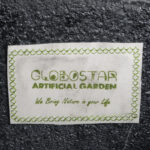 GloboStar® Artificial Garden CAMDEN 20789 Επιδαπέδιο Πολυεστερικό Τσιμεντένιο Κασπώ Γλάστρα – Flower Pot Μαύρο Μ49 x Π49 x Υ44cm