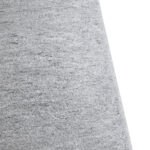 GloboStar® Artificial Garden OXFORD 20796 Επιδαπέδιο Πολυεστερικό Τσιμεντένιο Κασπώ Γλάστρα – Flower Pot Γκρι Μ45 x Π40 x Υ72cm