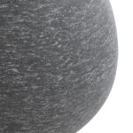 GloboStar® Artificial Garden COLUMBIA 20797 Επιδαπέδιο Πολυεστερικό Τσιμεντένιο Κασπώ Γλάστρα – Flower Pot Γκρι Φ40 x Υ35cm