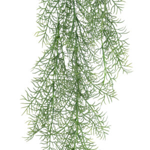 GloboStar® Artificial Garden HANGING FOENICULUM 20849 Τεχνητό Διακοσμητικό Κρεμαστό Φυτό Φοινίκουλο Μ30 x Π12 x Υ88cm