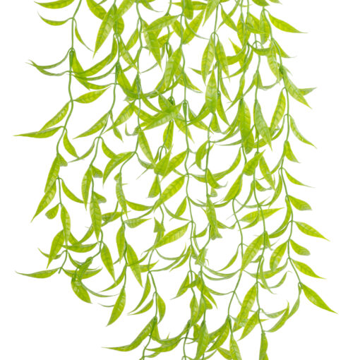 GloboStar® Artificial Garden HANGING CAMELIA LEAF 20879 – Τεχνητό Κρεμαστό Διακοσμητικό Φυτό Φύλλο Καμέλιας Φ31 x Y80cm