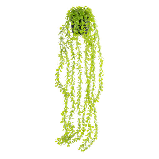 GloboStar® Artificial Garden HANGING MYRTLE 20881 – Τεχνητό Κρεμαστό Διακοσμητικό Φυτό Μυρτιά Φ21 x Y80cm