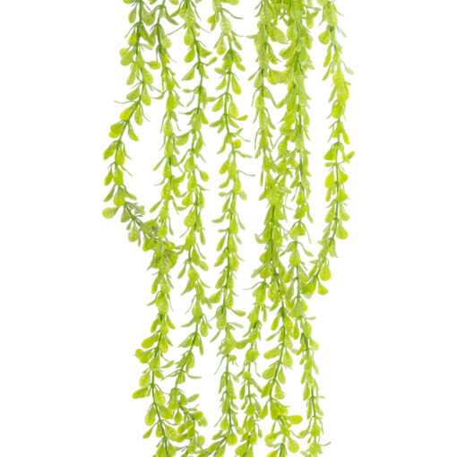 GloboStar® Artificial Garden HANGING MYRTLE 20881 – Τεχνητό Κρεμαστό Διακοσμητικό Φυτό Μυρτιά Φ21 x Y80cm
