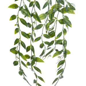 GloboStar® Artificial Garden HANGING DUTCH BEAN 20883 – Τεχνητό Κρεμαστό Διακοσμητικό Φυτό Ολλανδικό Φασόλι Φ28 x Y70cm