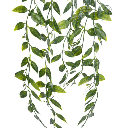 GloboStar® Artificial Garden HANGING DUTCH BEAN 20883 – Τεχνητό Κρεμαστό Διακοσμητικό Φυτό Ολλανδικό Φασόλι Φ28 x Y70cm