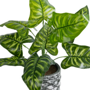 GloboStar® Artificial Garden PEACOCK 20888 Τεχνητό Διακοσμητικό Φυτό Παγώνι Φ38 x Υ33cm