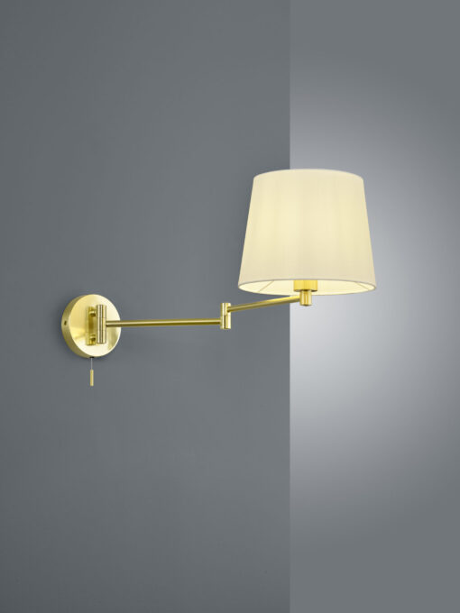 Φωτιστικό Τοίχου Trio Lighting E27 Ορείχαλκος Ματ Μεταλλικό 209100108
