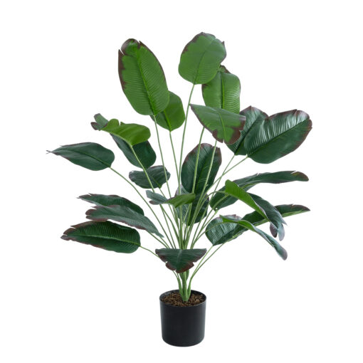 GloboStar® Artificial Garden OLD BANANA PLANT 20917 – Διακοσμητικό Φυτό Ώριμη Μπανανιά Φ90 x Υ80cm
